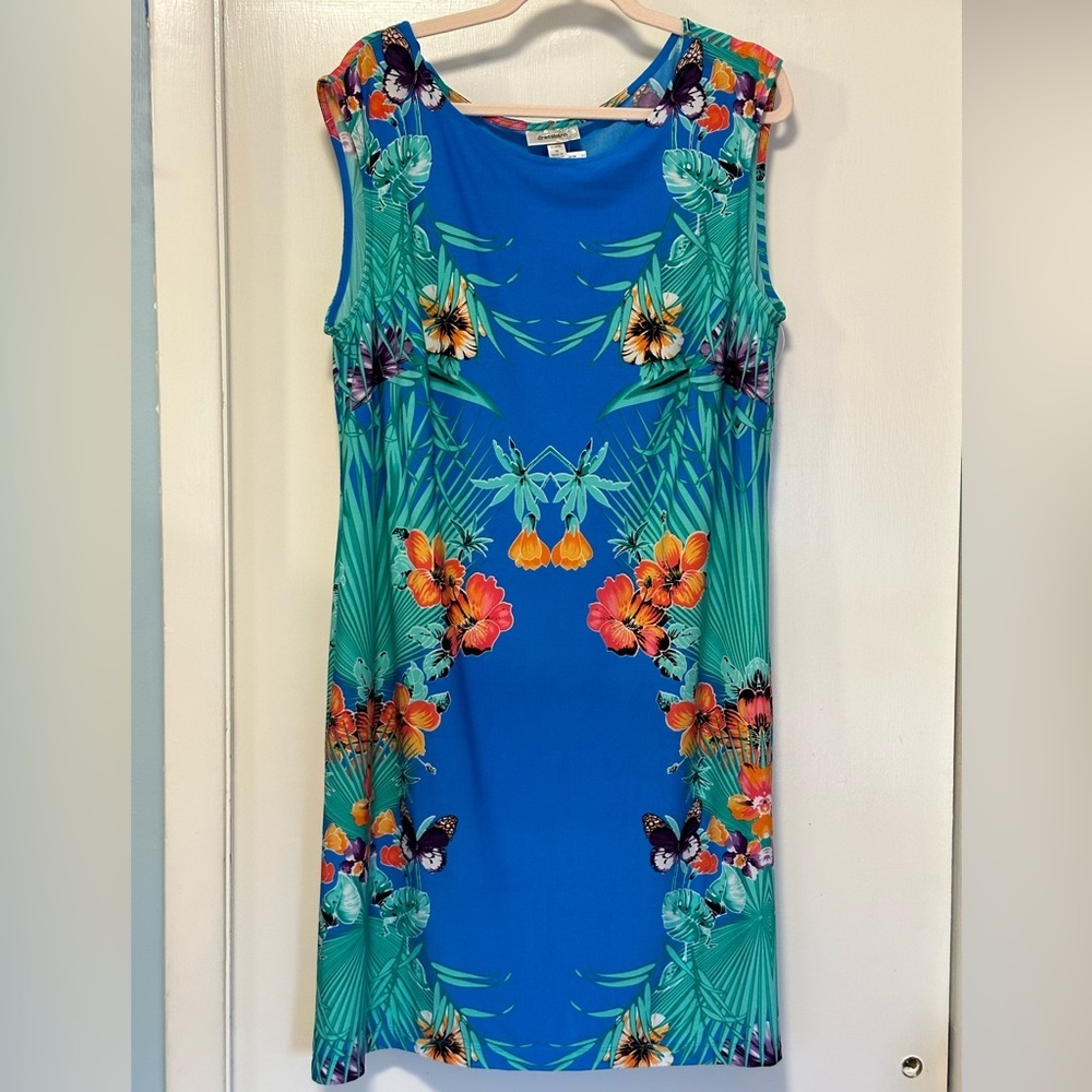 Dress Barn, Size 16 Hawaiian Print Dress